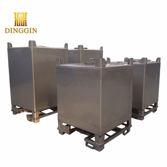 550 Gal Stainless Steel Liquitote IBC Tote Tank