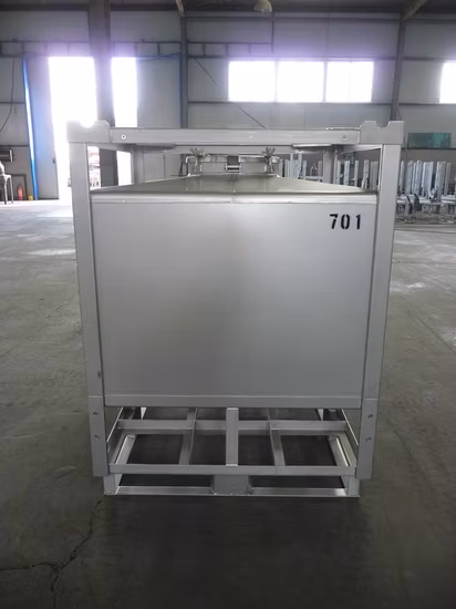 Stainless Steel IBC Tank for Chemical Storage and Transport