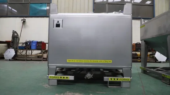 Stainless Steel IBC Tote for Diesel / Gasoline / Kerosene and Other Jet Fuels