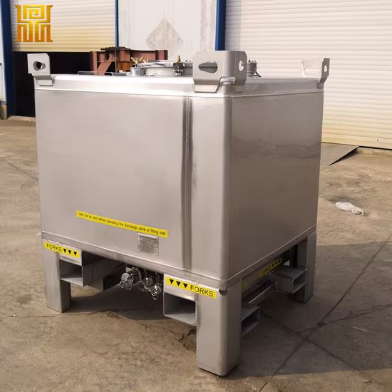 Stainless Steel IBC Tote for Diesel / Gasoline / Kerosene and Other Jet Fuels